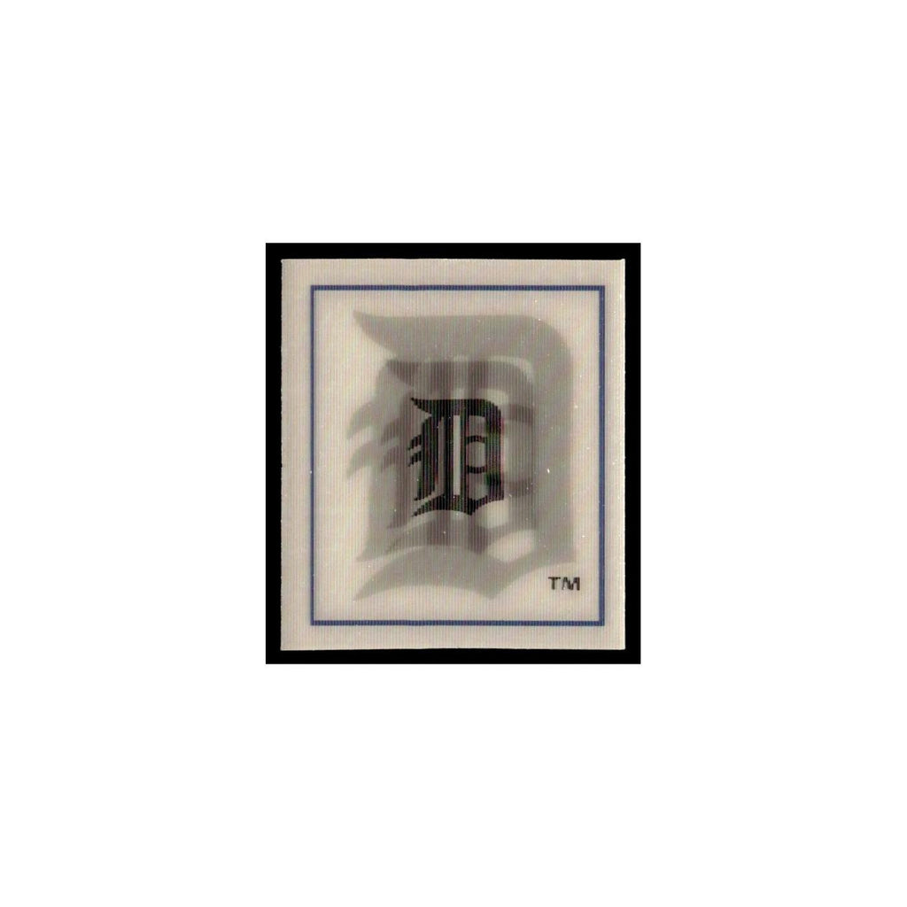 Detroit Tigers 1988 Sportflics Mini Team Logo Trivia #76 Baseball Card NM