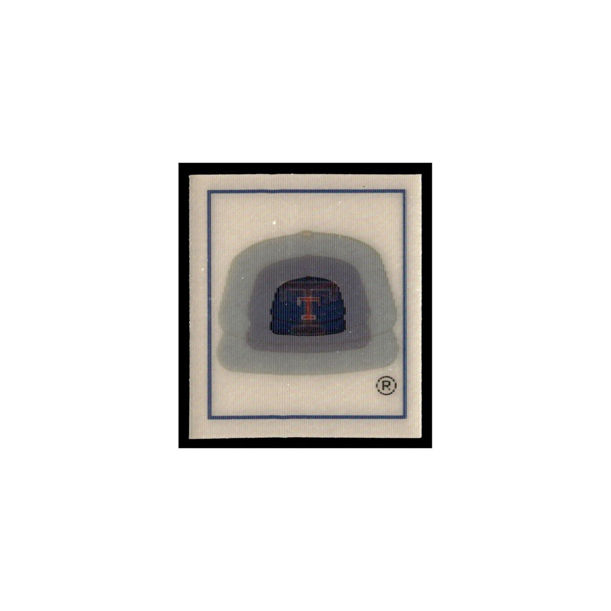 Texas Rangers 1988 Sportflics Mini Team Logo Trivia #34 Baseball Card NM