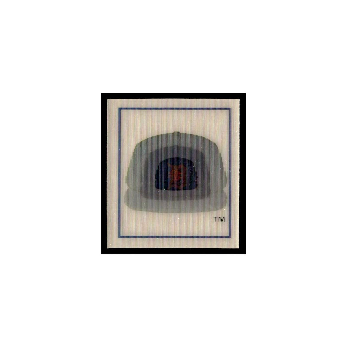 Detroit Tigers 1988 Sportflics Mini Team Logo Trivia #37 Baseball Card NM