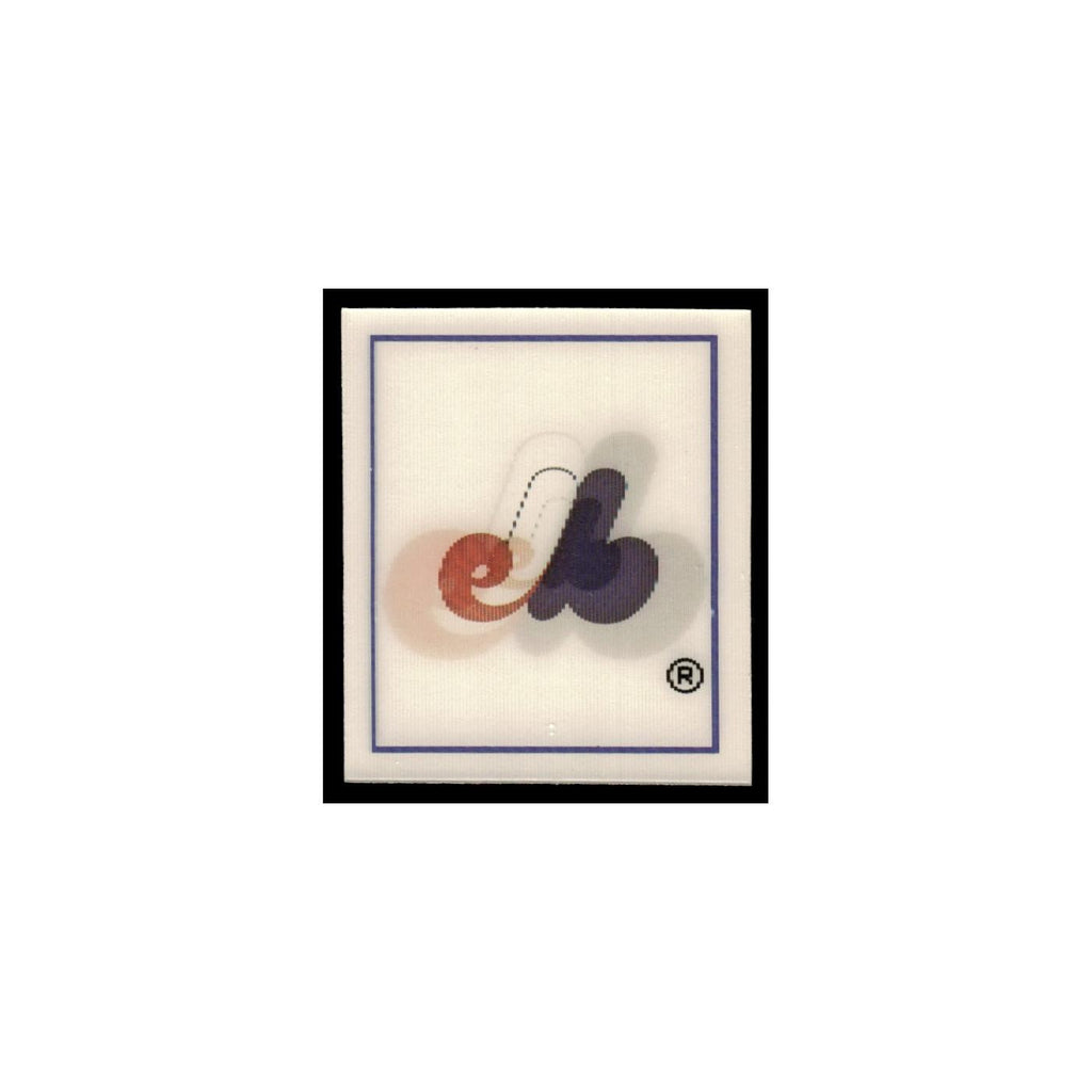 Montreal Expos 1988 Sportflics Mini Team Logo Trivia #135 Baseball Card NM