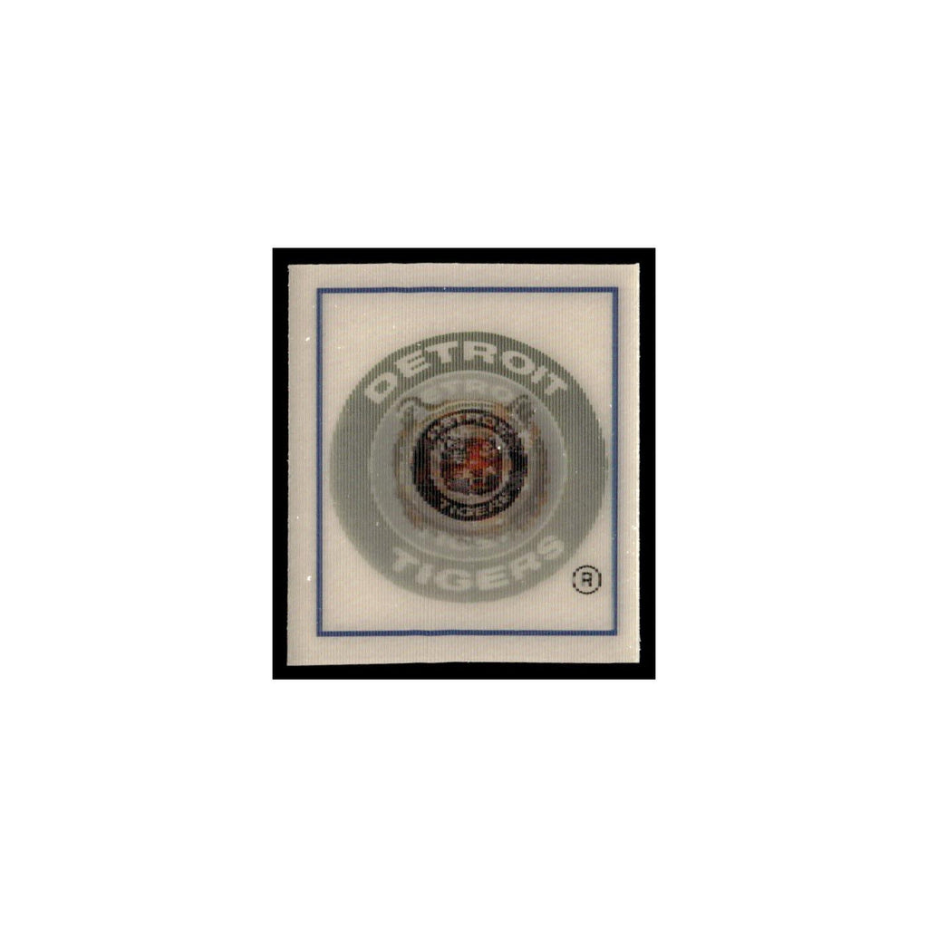 Detroit Tigers 1988 Sportflics Mini Team Logo Trivia #36 Baseball Card NM