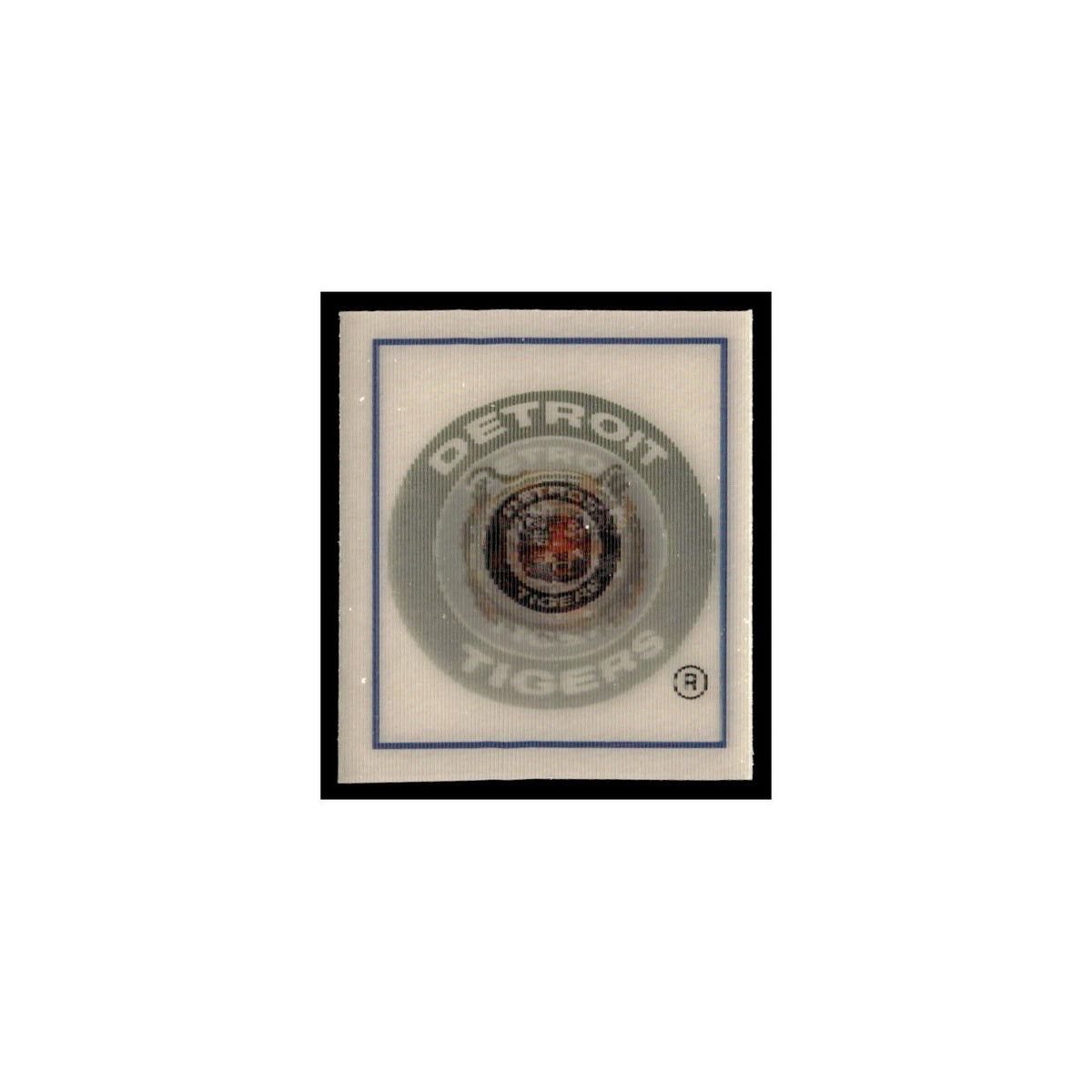 Detroit Tigers 1988 Sportflics Mini Team Logo Trivia #36 Baseball Card NM