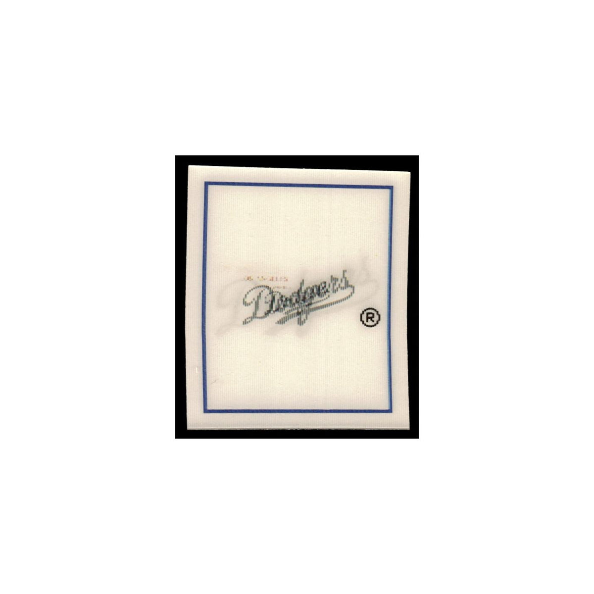 Los Angeles Dodgers 1988 Sportflics Mini Team Logo Trivia #150 Baseball Card NM