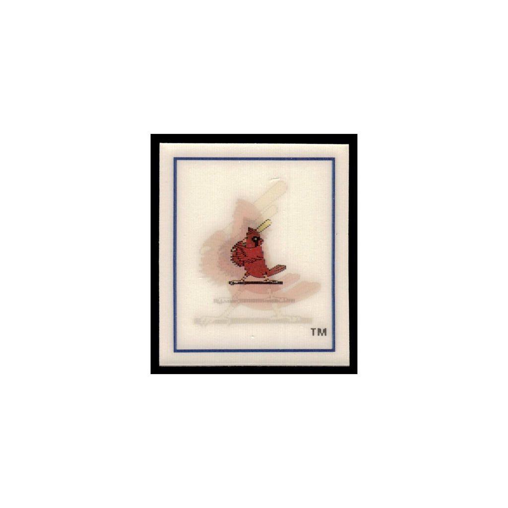 St. Louis Cardinals 1988 Sportflics Mini Team Logo Trivia #141 Baseball Card NM