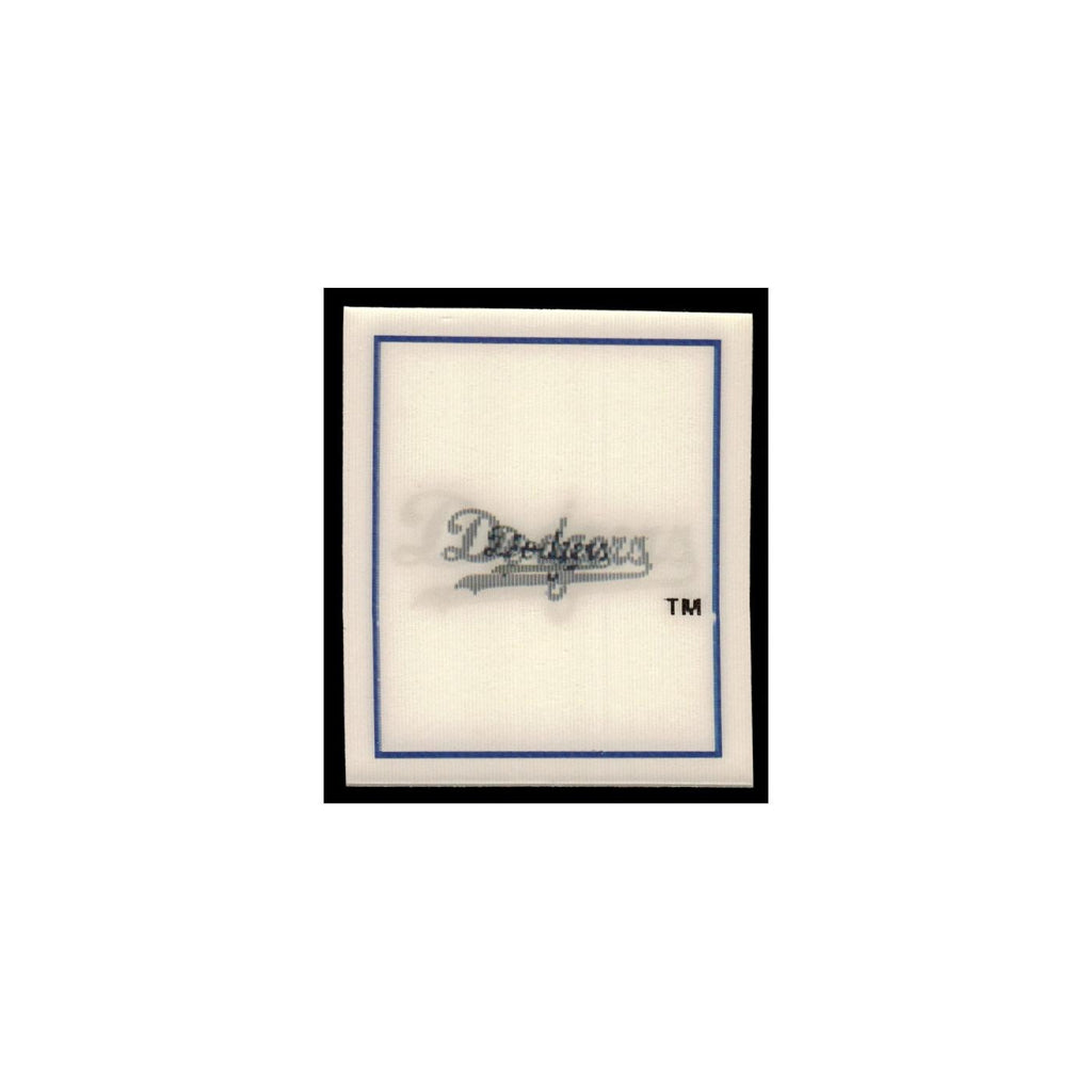 Los Angeles Dodgers 1988 Sportflics Mini Team Logo Trivia #149 Baseball Card NM