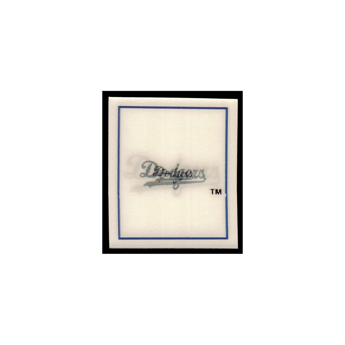 Los Angeles Dodgers 1988 Sportflics Mini Team Logo Trivia #149 Baseball Card NM