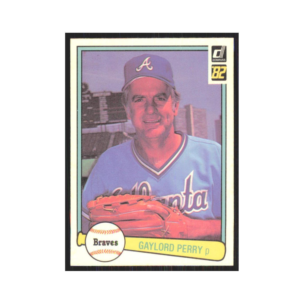 1982 Donruss Gaylord Perry Braves #543