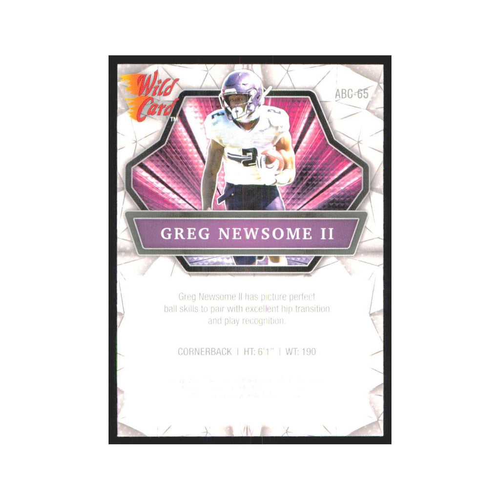 2021 Wild Card Alumination Greg Newsome II #ABC-65