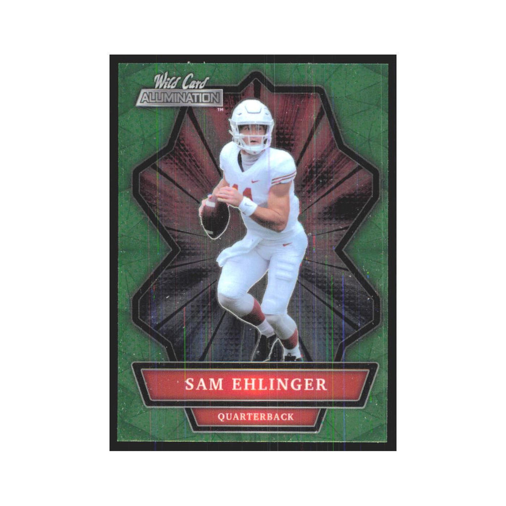 2021 Wild Card Alumination Green Sam Ehlinger #ABC-26