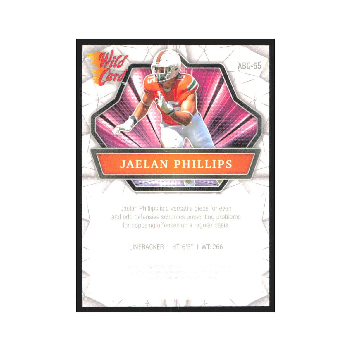 2021 Wild Card Alumination Jaelan Phillips #ABC-55