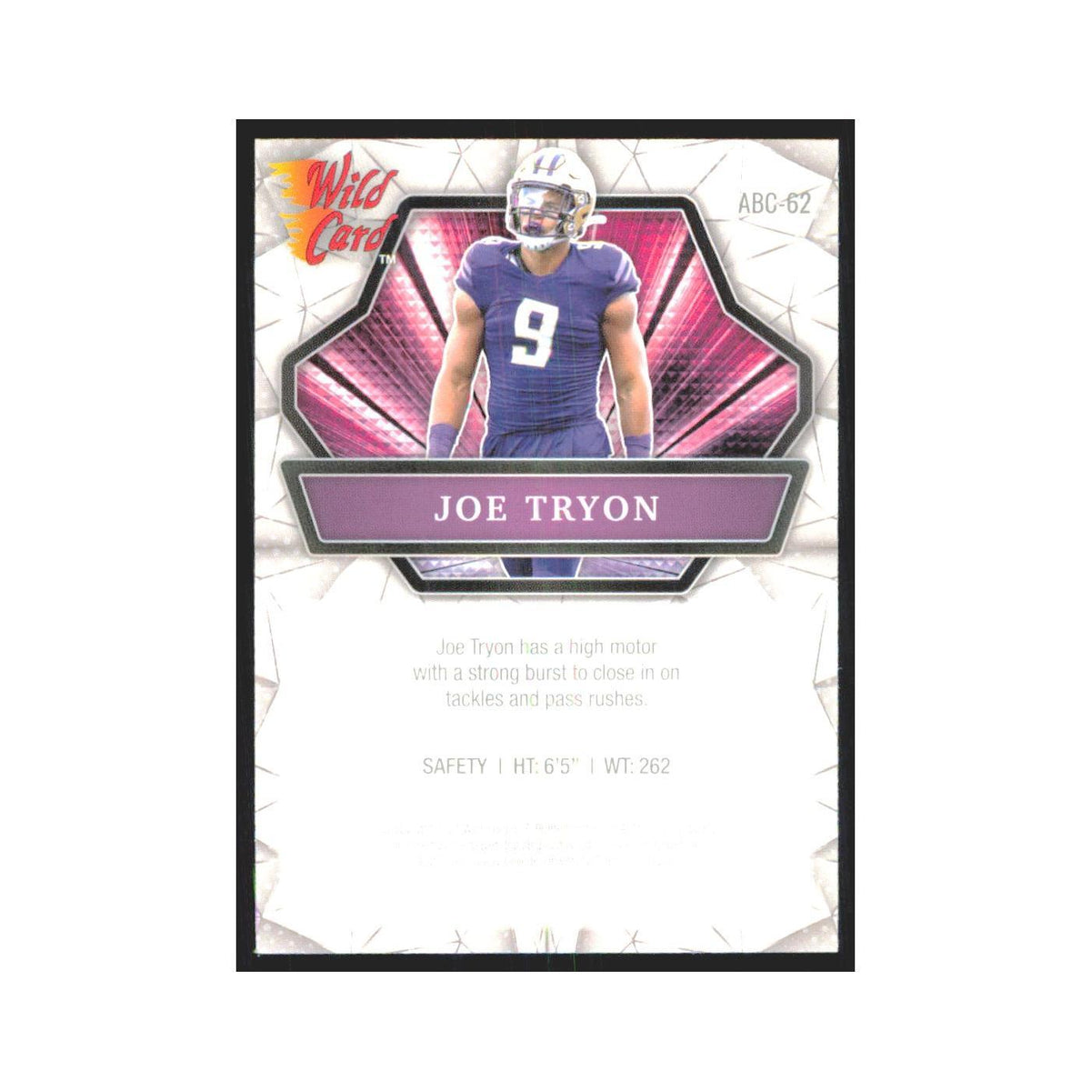 2021 Wild Card Alumination Joe Tryon #ABC-62