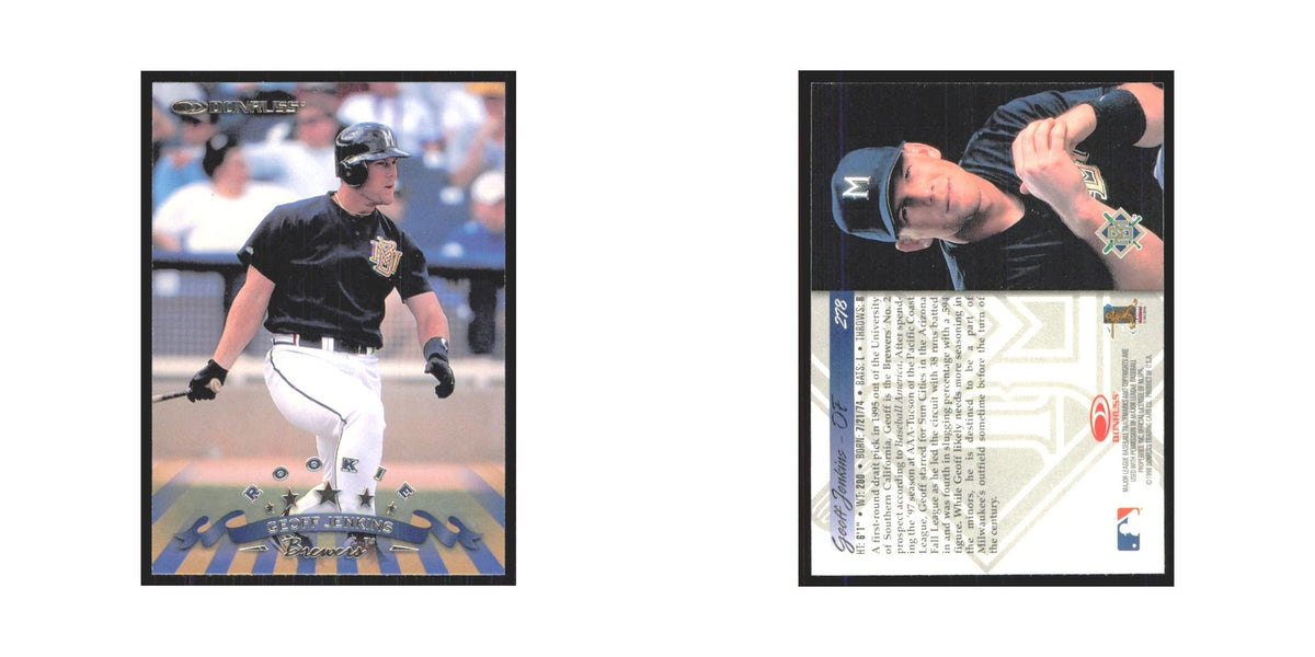 1998 Donruss Geoff Jenkins Brewers #278