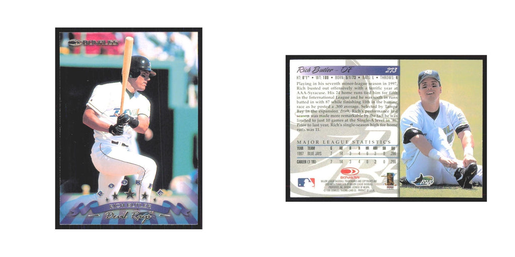 1998 Donruss Rich Butler Rays #273