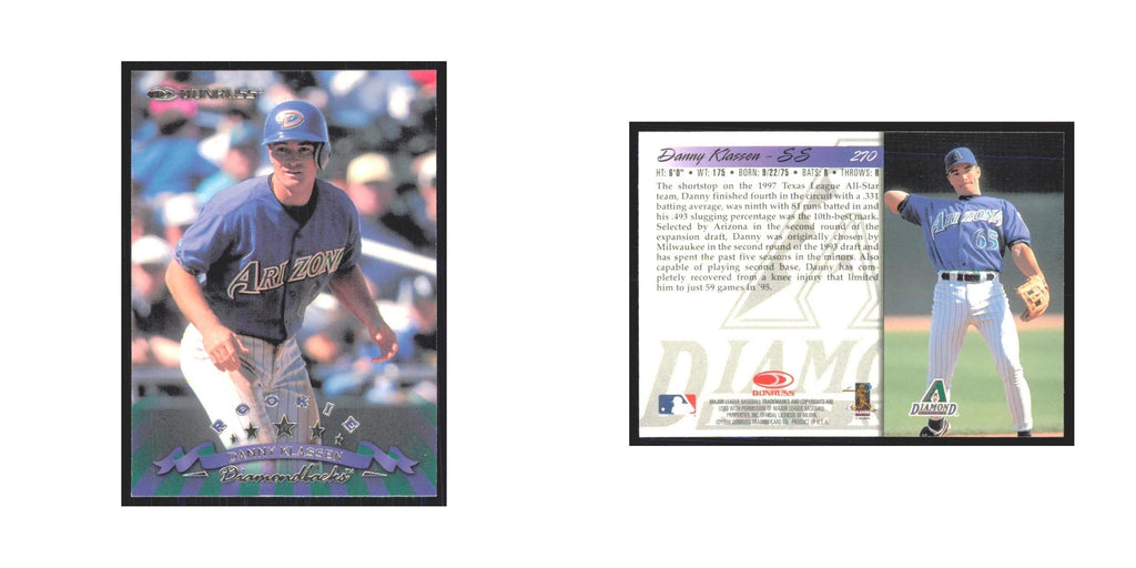 1998 Donruss Danny Klassen Diamondbacks #270