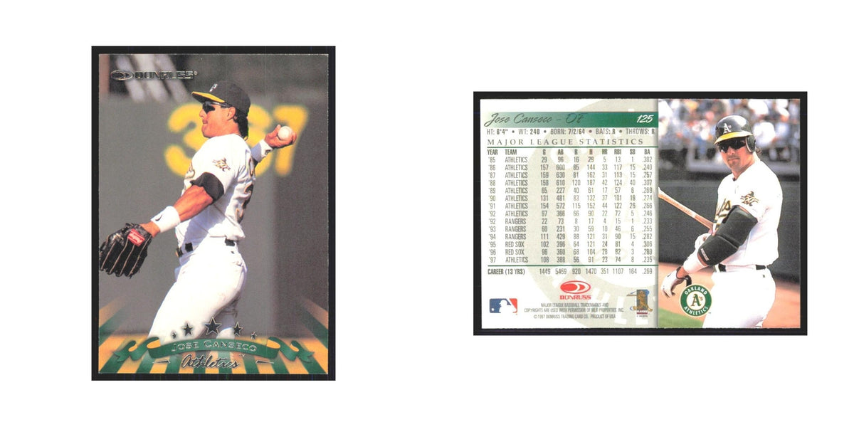 1998 Donruss Jose Canseco Athletics #125