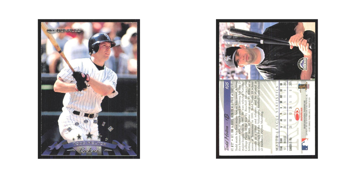 1998 Donruss Todd Helton Rockies #105
