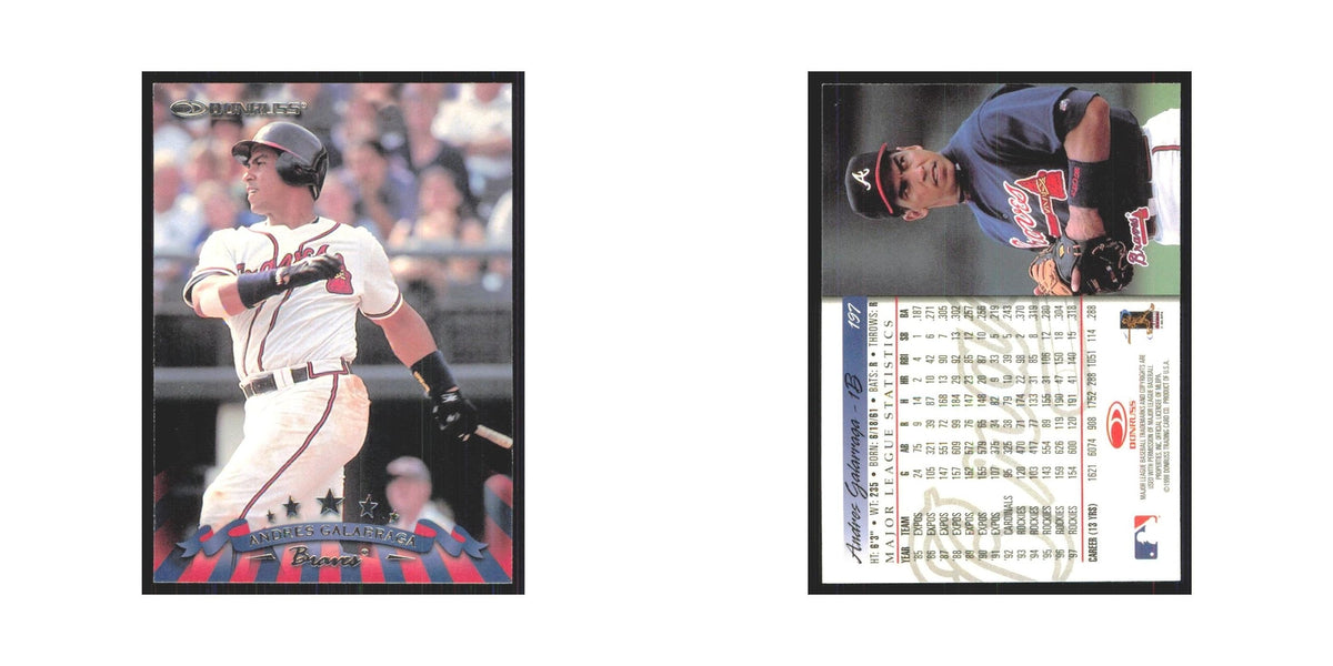 1998 Donruss Andres Galarraga Braves #197