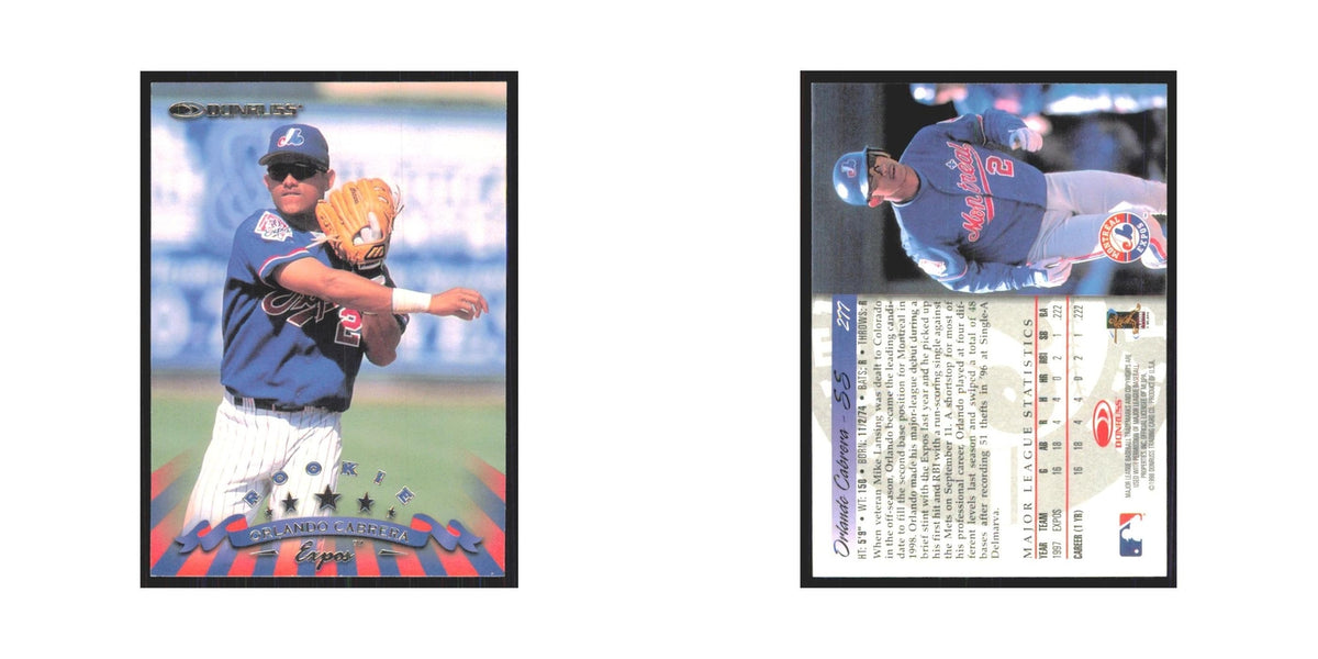 1998 Donruss Orlando Cabrera Montreal Expos #277