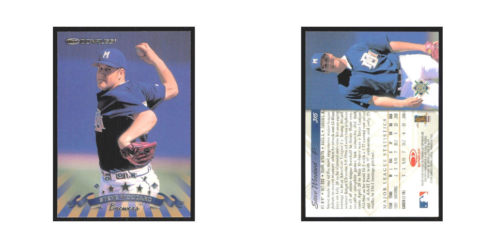 1998 Donruss Steve Woodard Brewers #315