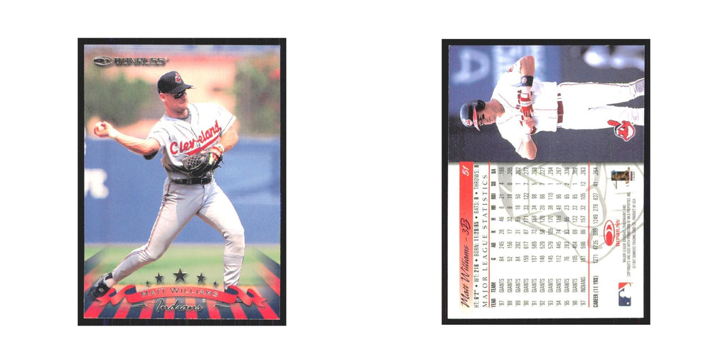 1998 Donruss Matt Williams Indians #51