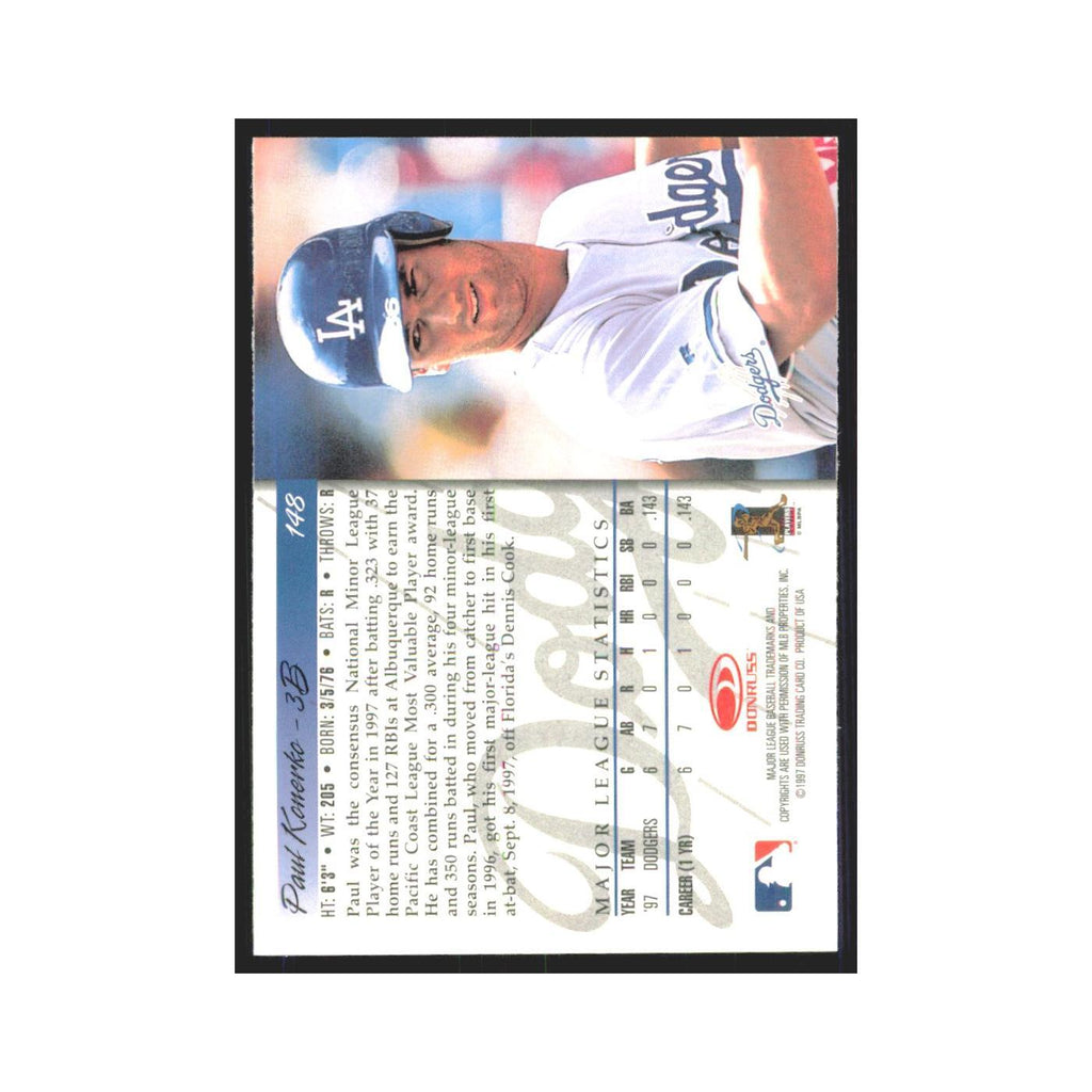 1998 Donruss Paul Konerko Dodgers #148