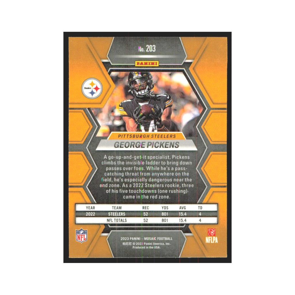 2023 Panini Mosaic George Pickens Steelers #203