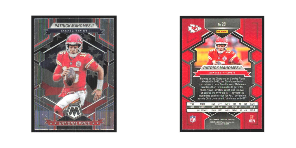 2023 Panini Mosaic National Pride Patrick Mahomes II Chiefs #251