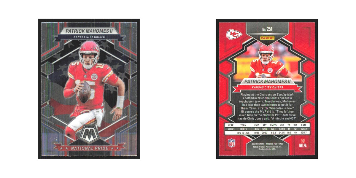 2023 Panini Mosaic National Pride Patrick Mahomes II Chiefs #251