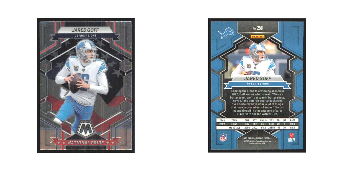 2023 Panini Mosaic National Pride Jared Goff Lions #258