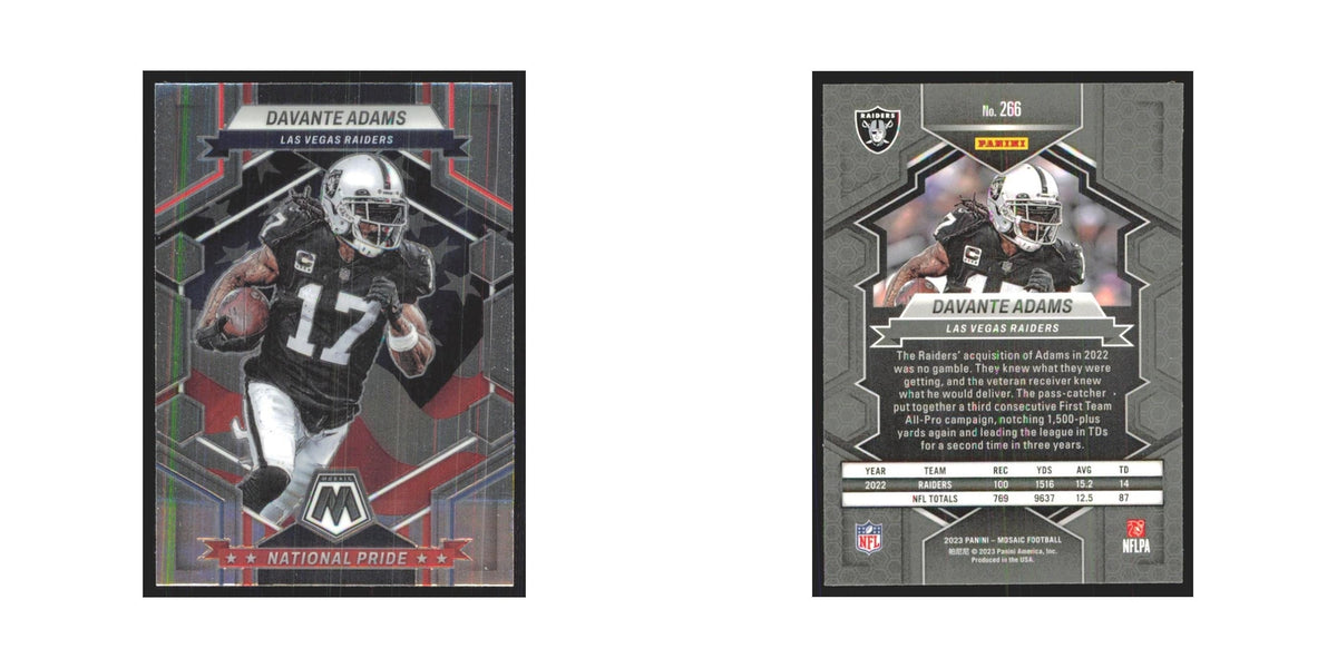 2023 Panini Mosaic National Pride Davante Adams Raiders #266