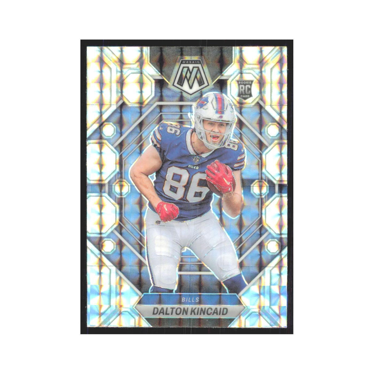 2023 Panini Mosaic Silver Dalton Kincaid RC Bills #305
