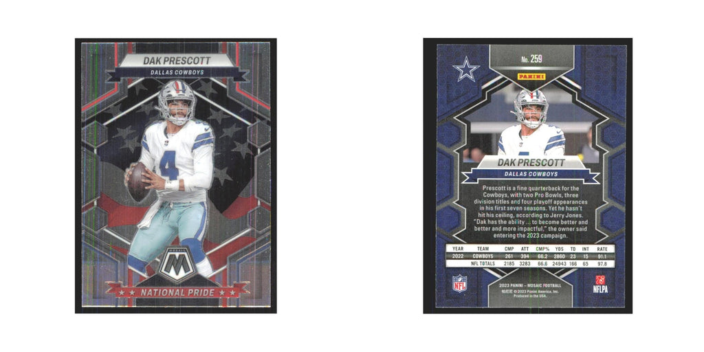 2023 Panini Mosaic National Pride Dak Prescott Cowboys #259