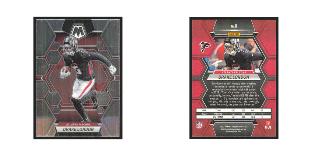 2023 Panini Mosaic Drake London Falcons #8