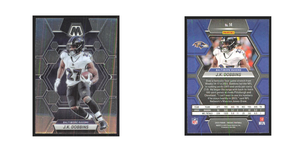2023 Panini Mosaic J.K. Dobbins Ravens #14