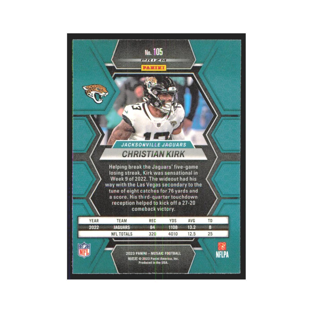 2023 Panini Mosaic Green Christian Kirk Jaguars #105