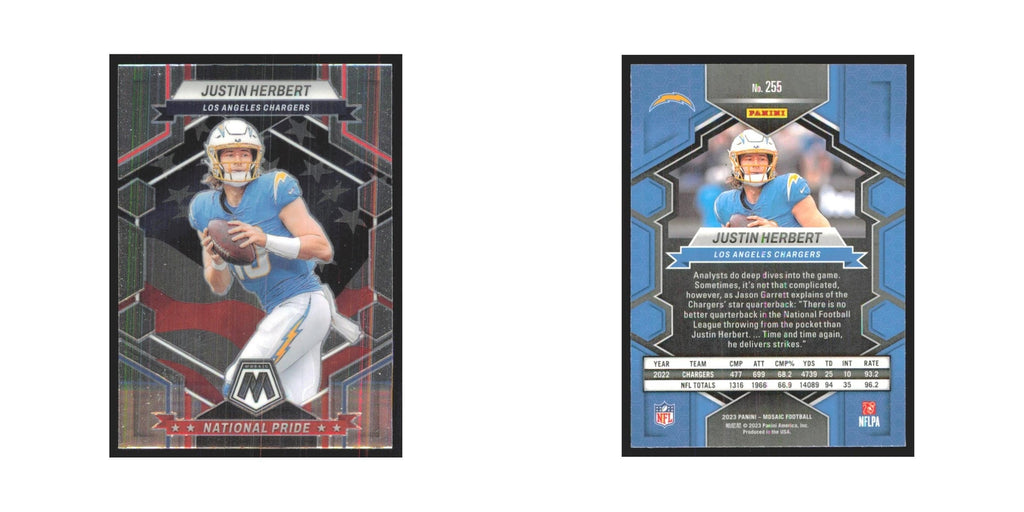 2023 Panini Mosaic National Pride Justin Herbert Chargers #255