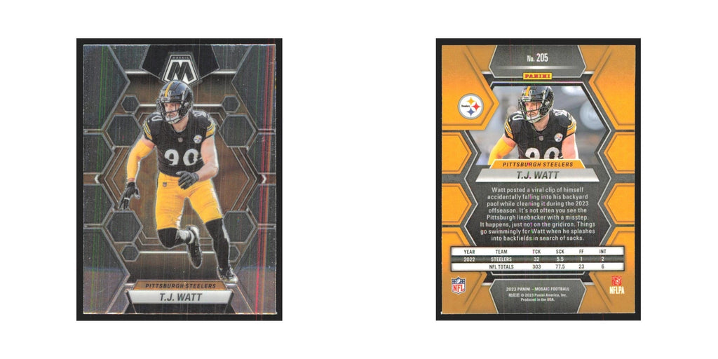 2023 Panini Mosaic T.J. Watt Steelers #205