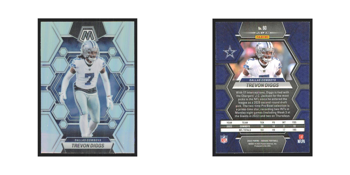 2023 Panini Mosaic Silver Trevon Diggs Cowboys #60