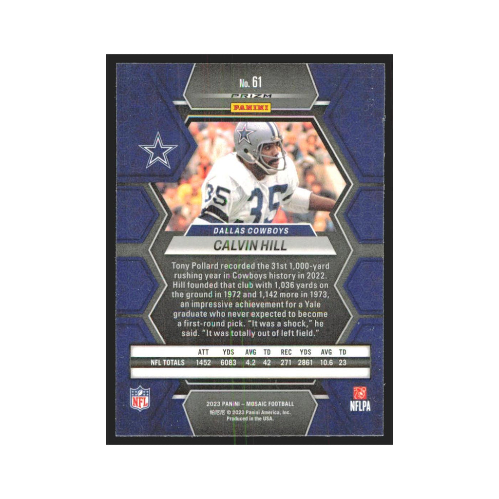 2023 Panini Mosaic Silver Calvin Hill Cowboys #61