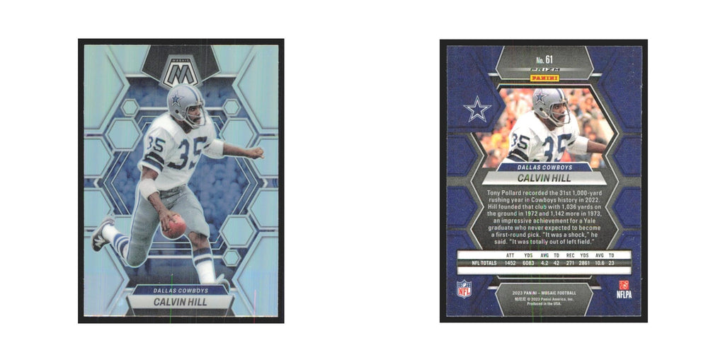 2023 Panini Mosaic Silver Calvin Hill Cowboys #61