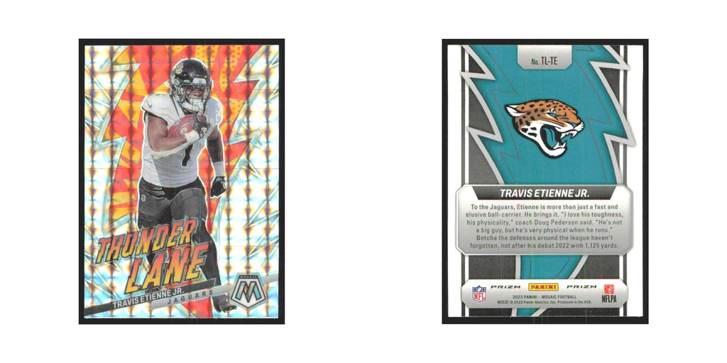 2023 Panini Mosaic Silver Travis Etienne Jr. Jaguars #TL-TE