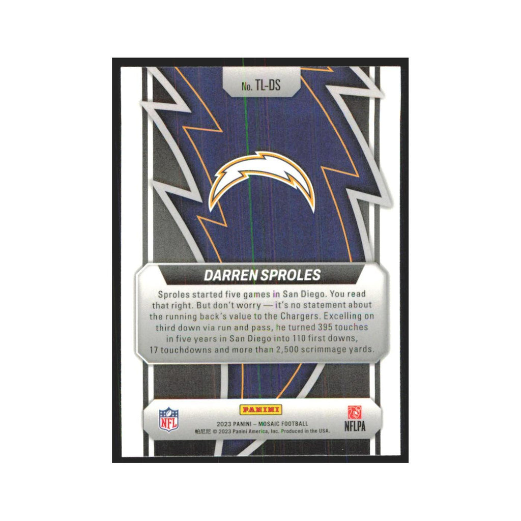 2023 Panini Mosaic Darren Sproles San Diego Chargers #TL-DS
