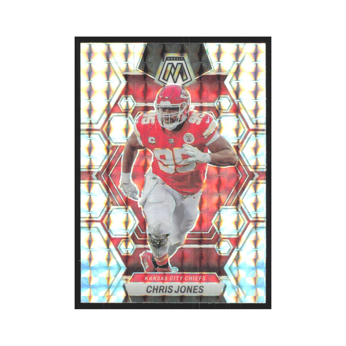2023 Panini Mosaic Silver Chris Jones Chiefs #114