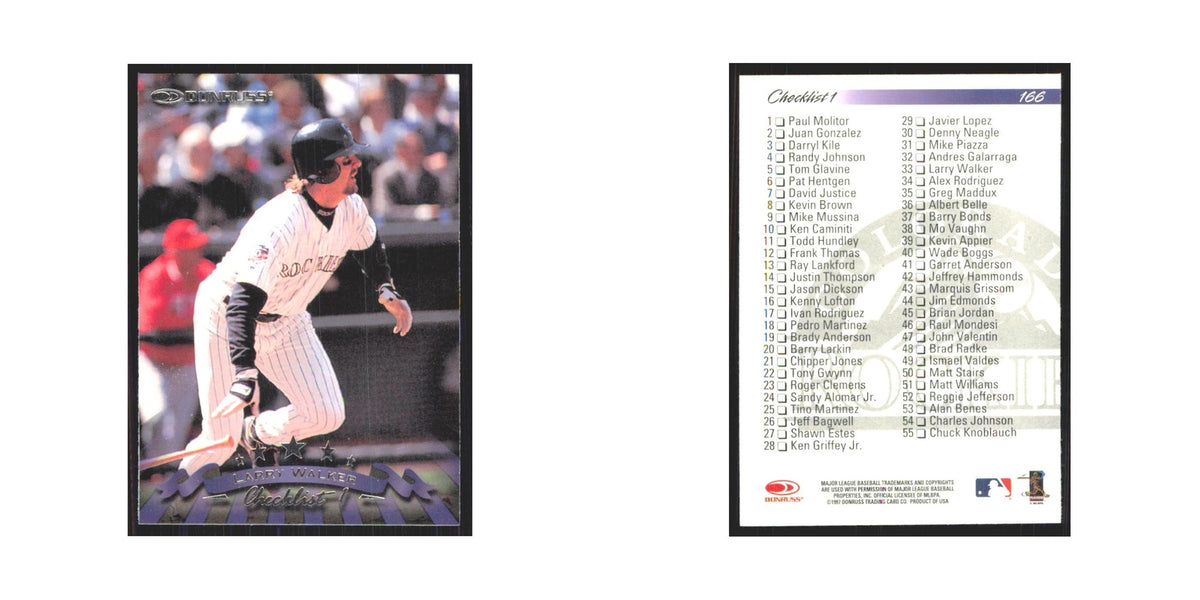 1998 Donruss Larry Walker Rockies #166