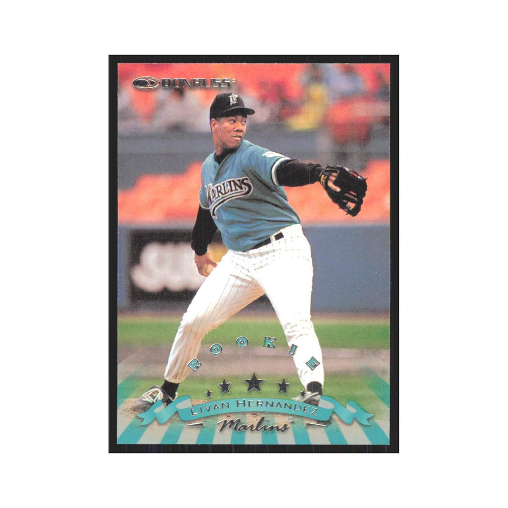 1998 Donruss Livan Hernandez RC Florida Marlins #106