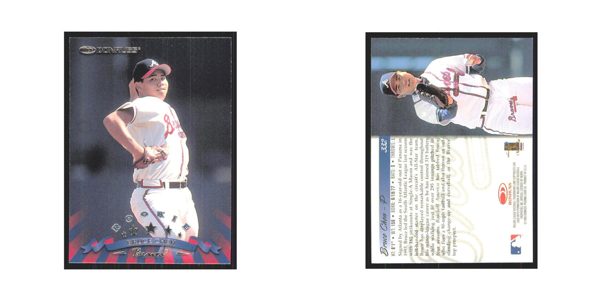 1998 Donruss Bruce Chen RC Braves #332
