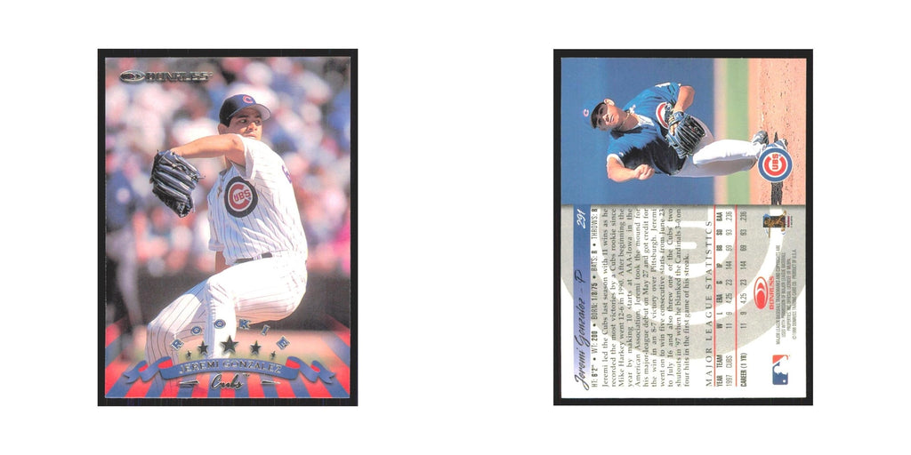 1998 Donruss Jeremi Gonzalez RC Cubs #291