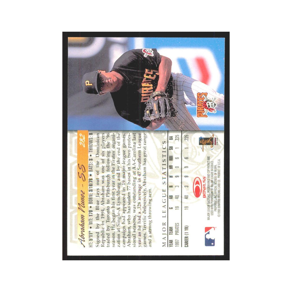 1998 Donruss Abraham Nunez RC Pirates #282