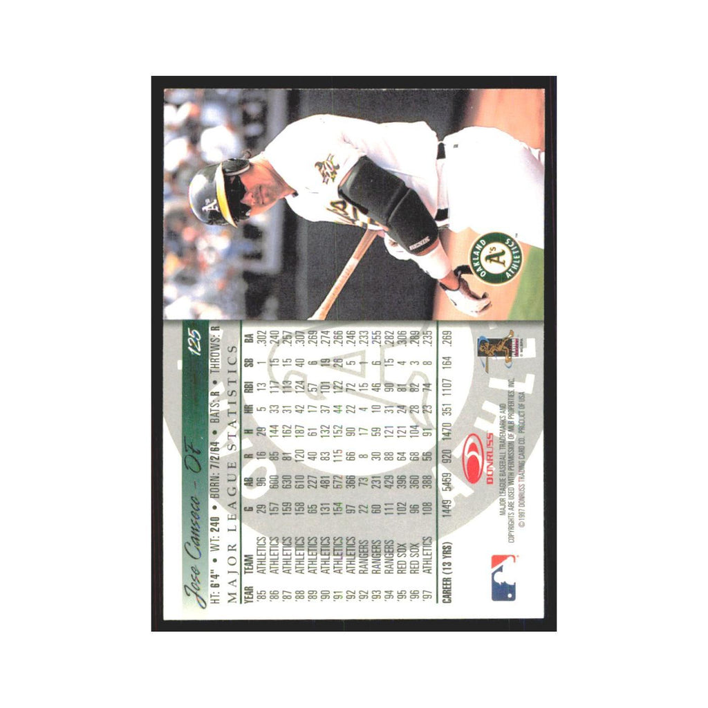 1998 Donruss Jose Canseco Athletics #125