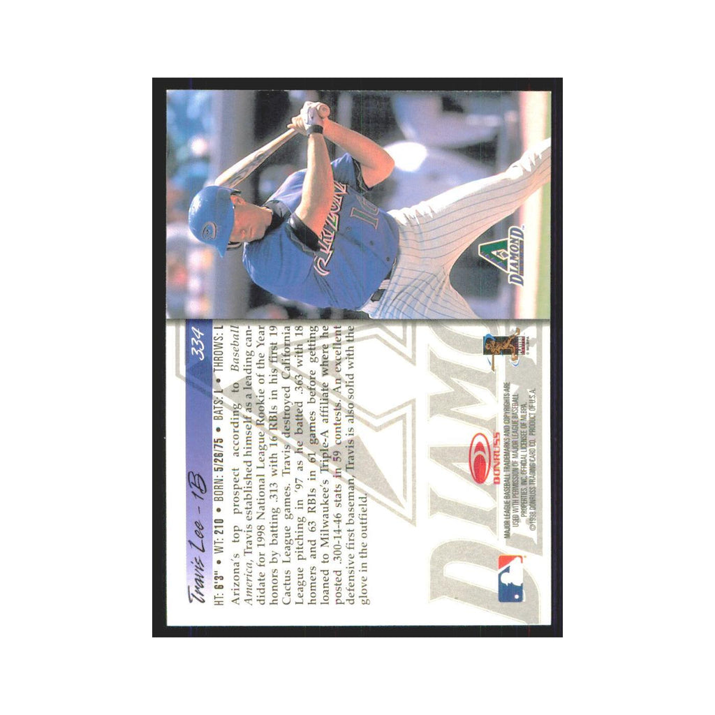 1998 Donruss Travis Lee RC Diamondbacks #334